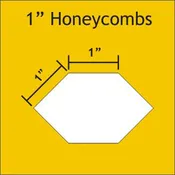 1" Honeycomb 100ct Paper Pieces | Paper Pieces