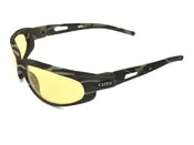 01-30 Curv Camo Frame Sunglasses with Yellow Lens