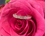 14K Yellow Gold Baguette Diamond Wedding Band – 0.43 total carats
