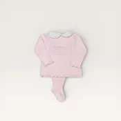 Baby Sister Footed Set | Light Pinka