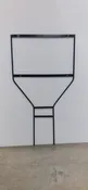 18″W x 12″H Banjo Frame w/ 3/8″ Round Rod