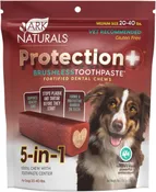Ark Naturals Protection+ Brushless Toothpaste Dental Chew for Medium Dogs, 18-oz
