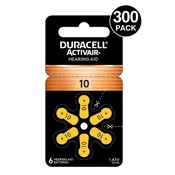 Duracell Hearing Aid Battery Size 10 (300 Pcs)