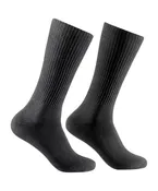 2 Pack Diabetic Soft Cotton Socks Black