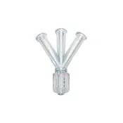 4-Port Infusion Y Swivel Thread, Pkg of 10