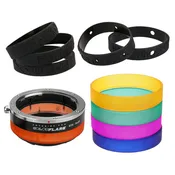 ArtFX ColorFlare Adapter for Canon EOS (EF / EF-S) D/SLR Lens to Sony Alpha E-Mount Mirrorless Camera Body - Light Leak / Flare Inducing Adapter from Fotodiox Pro **Clearance**