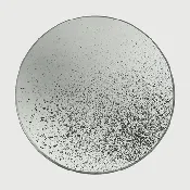 Aged Round Wall Mirror - Clear