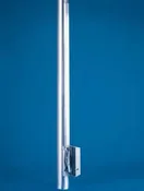 10′ Silver Halyard Cover with Mounting Screws
