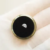 0.28ct Half Moon Lab Diamond