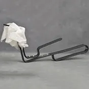 Black Plastic Toilet Tissue Aid