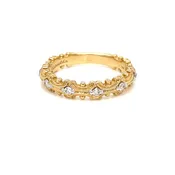 14KT Gold and Diamond Band
