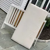 Crib and Mattress without linens