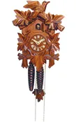 1-Day 5 Leaf Bird Style Cuckoo Clock