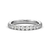Amore White Gold Diamond Eternity Band