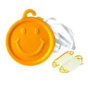 00008 – Smile Face Weights W/Ribbon (50ct)
