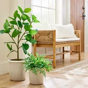 Large Ceramic Reactive Glaze Planter - Threshold designed with Studio McGee