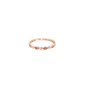 14K Rose Gold Diamond Dainty Classic Stacker Ring