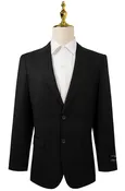 2 Piece Slim Fit Suit Set- Black