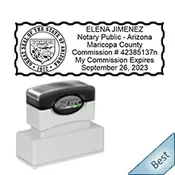 Arizona Notary Pre-Inked Expiration Stamp
