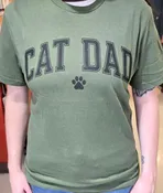 Cat Dad (Unisex, Short Sleeve)