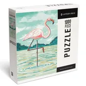 1000 Piece Puzzle Graphic Pastel, Flamingo