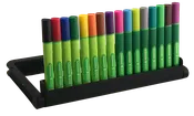 Schneider Link-It, Fineliner and Fiber Tip Pens, 16 Pieces in Stand-Up Case, Assorted Colors (16041) — Stride Inc.