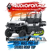 2015+ Kawasaki Mule Pro-FXT Stereo Tops (4-Door)