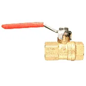 ¼″ Brass Full-Port Threaded Ball Valve