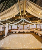 Ceiling Drapes 50 ft | Alabama and Florida Beach Weddings