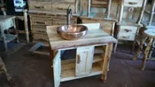 Beetle Kill and Aspen Raised Sink Vanity