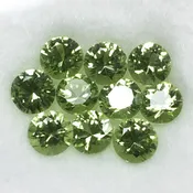 3.5mm – Peridot Faceted Rounds