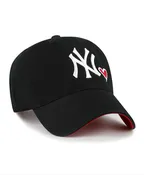 47 Brand New York Yankees Black Icon Clean Up Hat