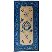 3 x 5 Chinese Art Deco Wool Area Rug