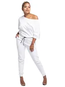 Miki - Cream Short Sleeve Jumper - TN-58