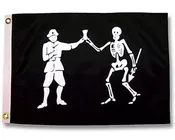BARTHOLOMEW ROBERTS PIRATE FLAG
