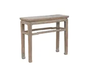 Antique Chinese Elm Hall Table, 39x14x33.5H