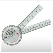 8 Inch Plastic Goniometer