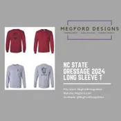 NC State Dressage Long Sleeve T Shirt