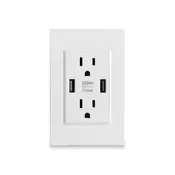 110V Outlet Hidden WIFI 4K Camera with USB Ports.