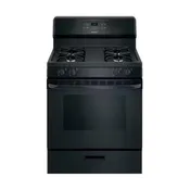 30"5.0CF SELF CLEAN BLACK, 4 SEALED BURNERS,BLACK