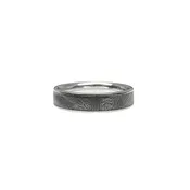 5mm "Twist" Sterling Silver Rails Flat Band