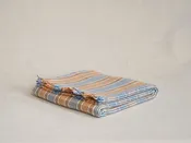 ALONPI SMITH SCOZZESE COTTON + CASHMERE THROW / MULTICOLOR W59" x L78"