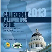 2013 California Plumbing Code, Title 24 Part 5