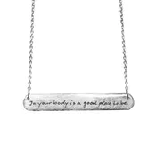 Article 22 In Your Body is a Good Place to Be necklace