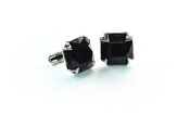 Black Crystal Cufflinks