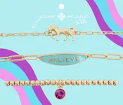 1,2,3 For Me Bracelet Set: Believe