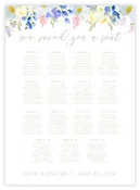 Seating Chart - Floral 26