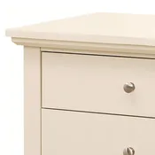 Beige / Oak Open Shelf Nightstand, Single, 26"H x 24"W x 18"D