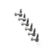 D'Addario Auto-Trim Locking Tuning Machines 6 In-line, Chrome