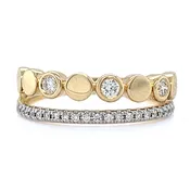 2-Row Fashion Ring